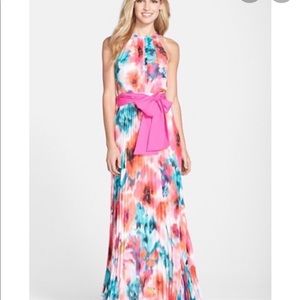 Eliza J formal maxi dress halter